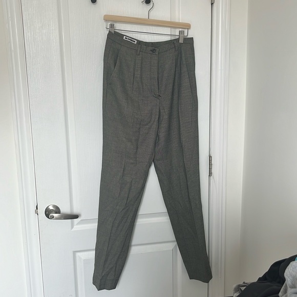 Jil sander vintage low waist wool pants - Picture 1 of 4